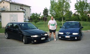 Dalla vicinissima Gradisca d'Isonzo... Davide e la sua QV....