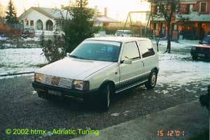 La mitica Fiat Uno turbo i.e.